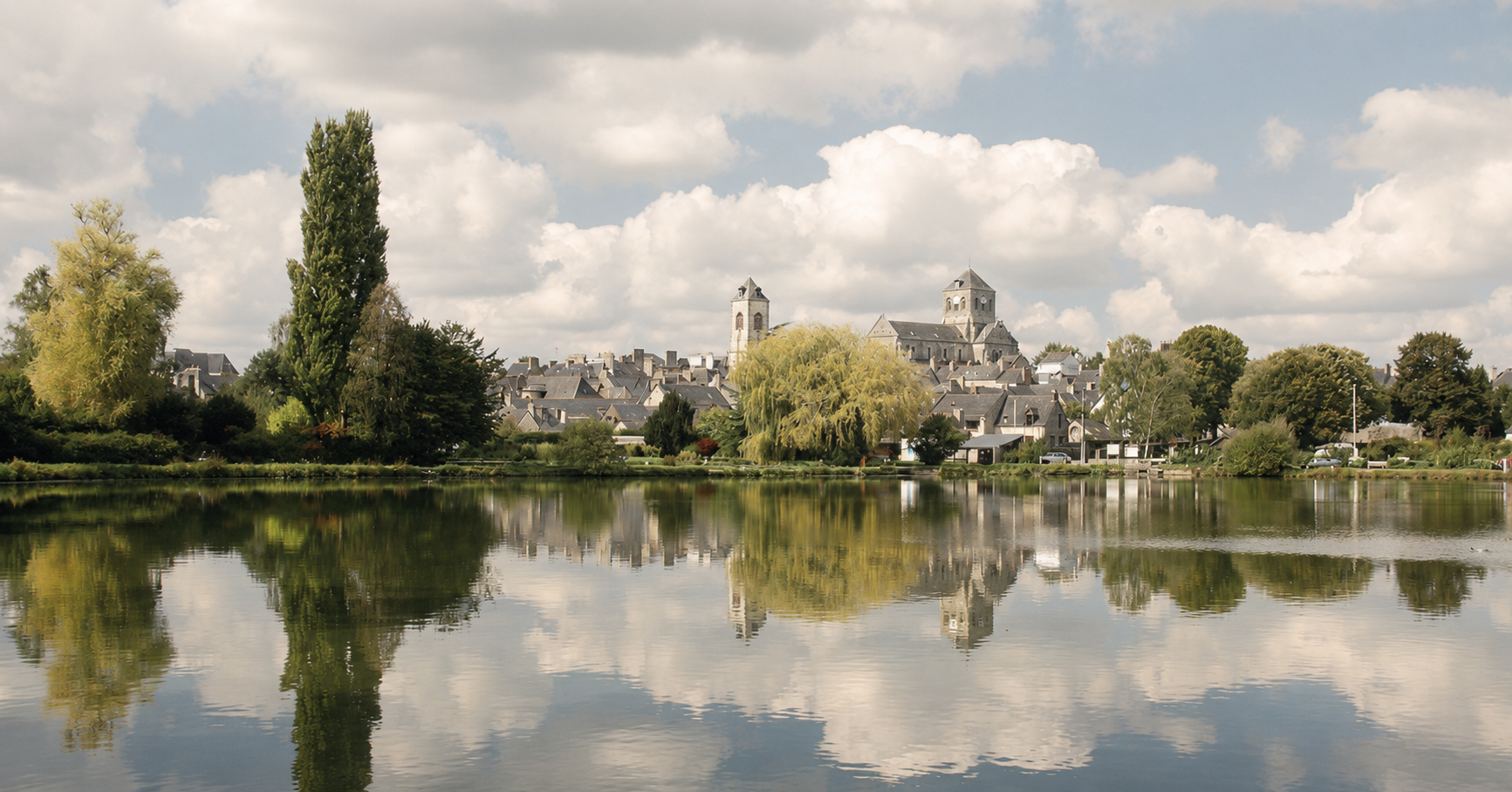 Vue panoramique provisoire de Saint-Aubin-du-Cormier